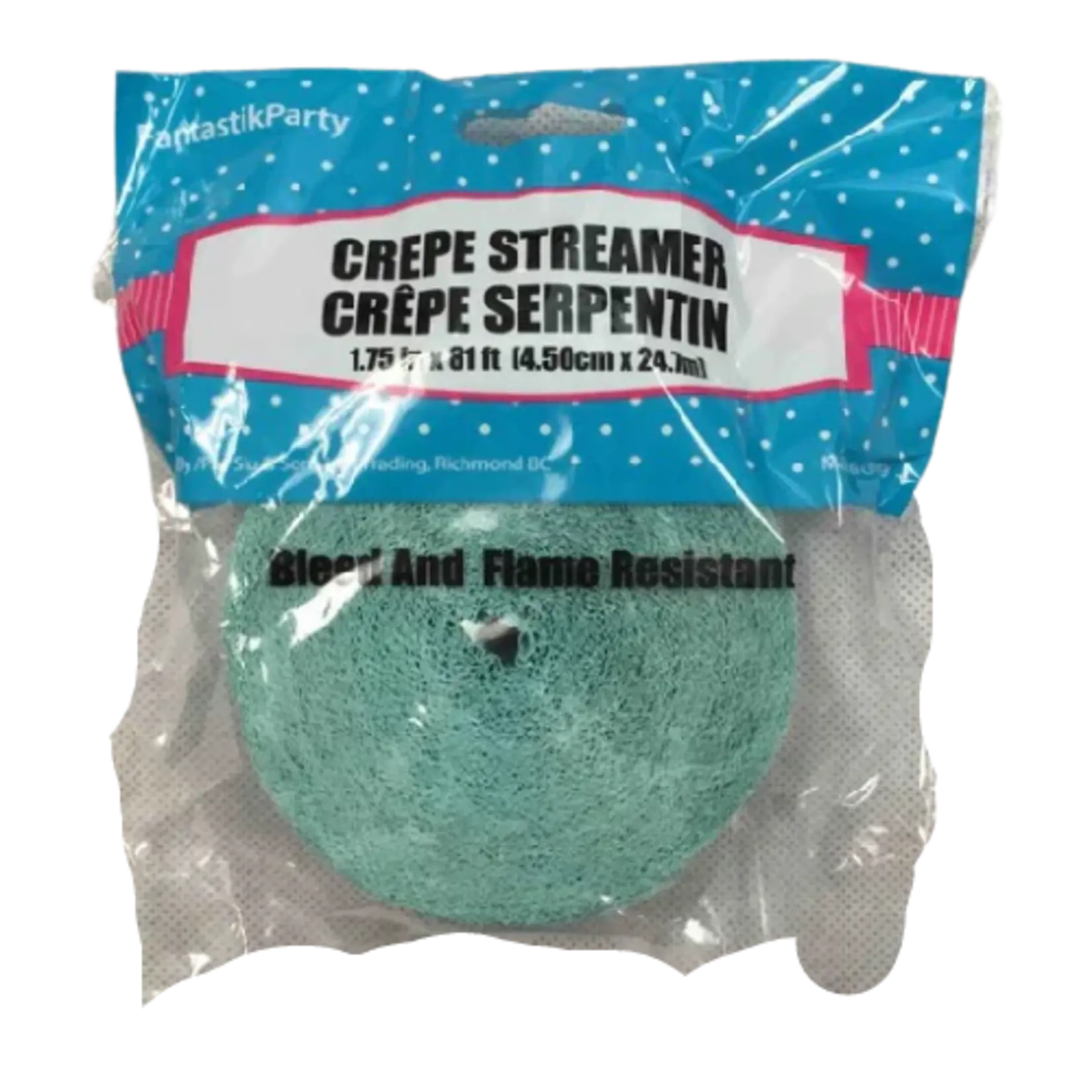 Crepe Streamers 1.75 x 81 Inches