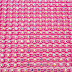 Crystal Lane Rhinestone Banding 10Yds 1Row SS12 Pink Casing - Crystal AB