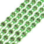 Crystal Lane Rhinestone Banding 1Yd 1Row SS12 Mint Casing - Crystal