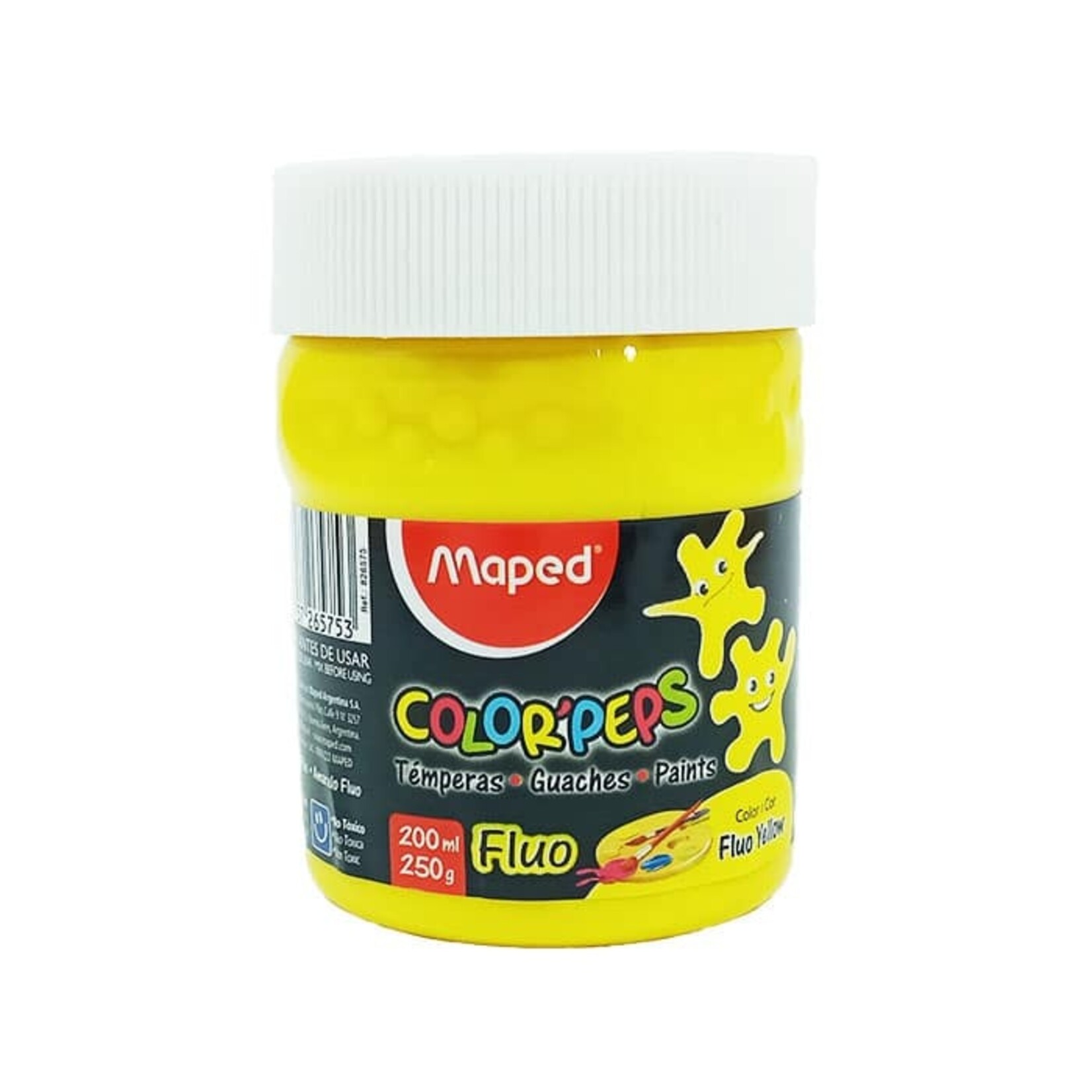 Maped Paint Pot Fluorescent Color Peps 200ml -