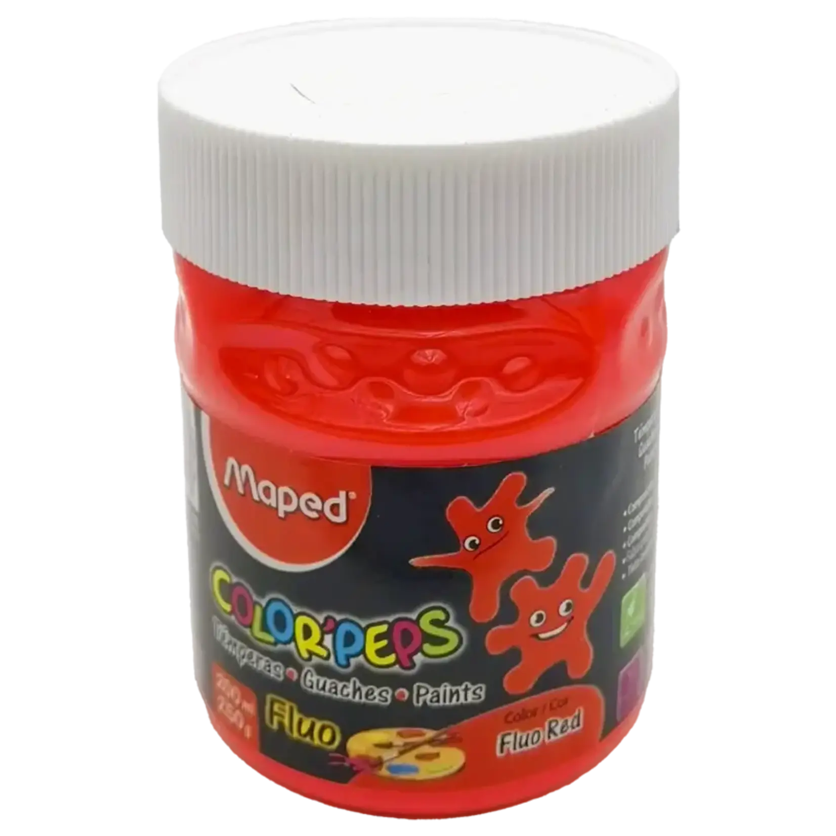 Maped Paint Pot Fluorescent Color Peps 200ml -