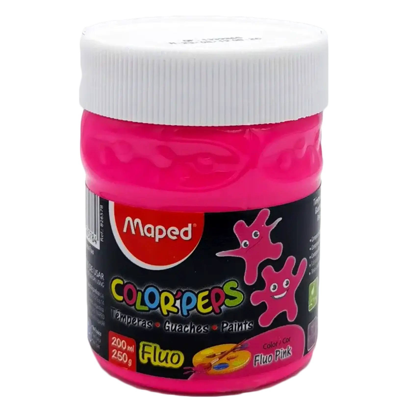 Maped Paint Pot Fluorescent Color Peps 200ml -