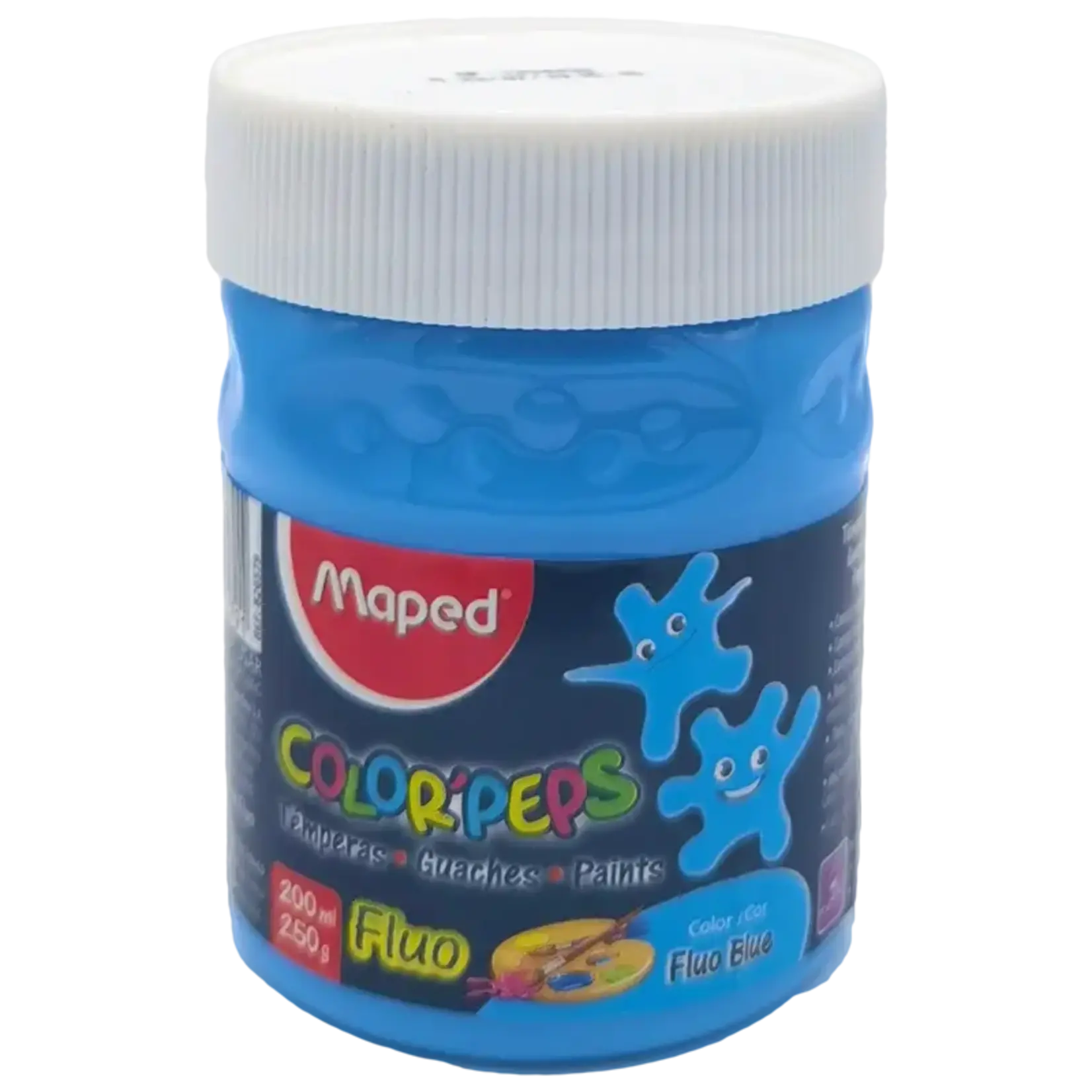 Maped Paint Pot Fluorescent Color Peps 200ml -