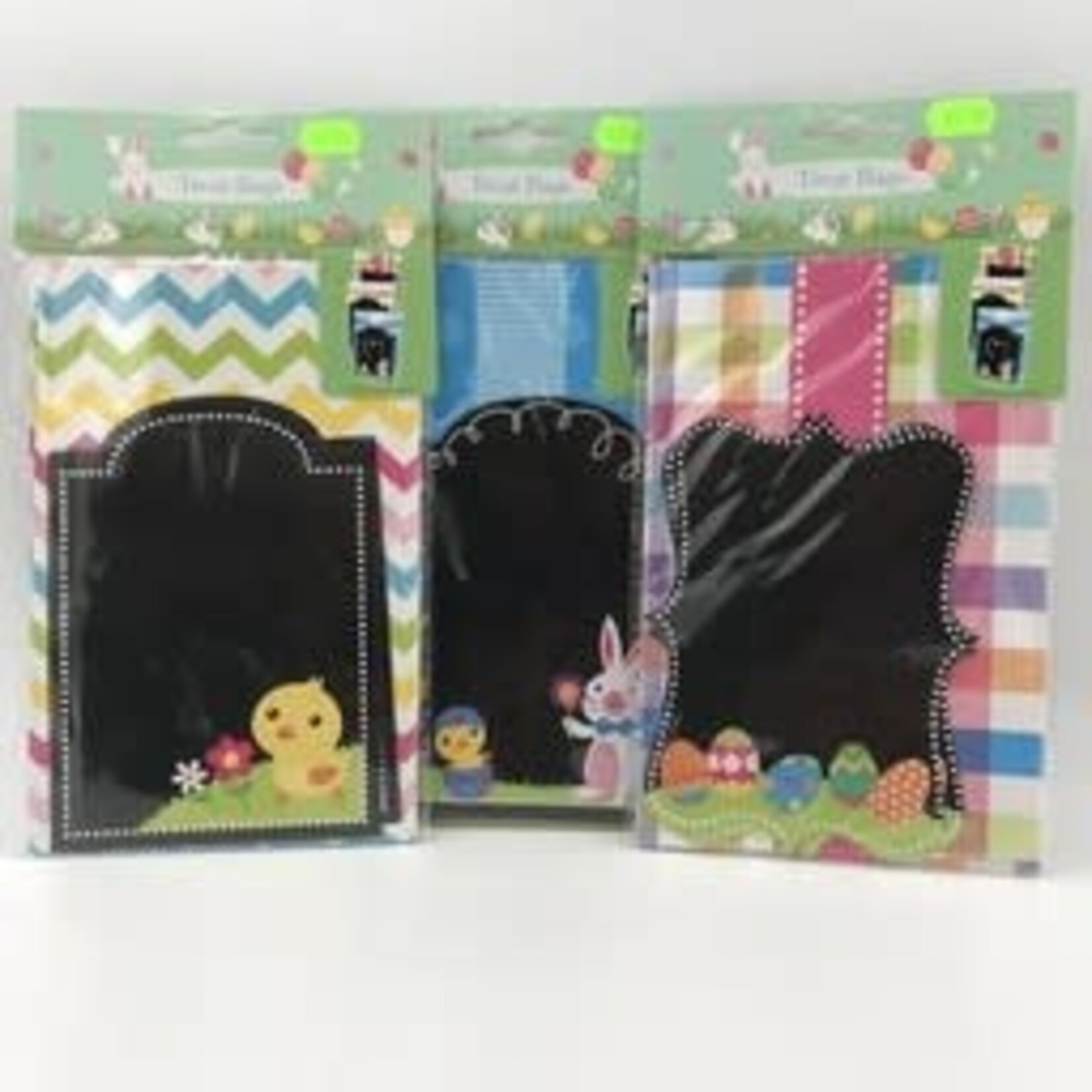 Easter Treat Bags with Chalk Board 2Pk Asst