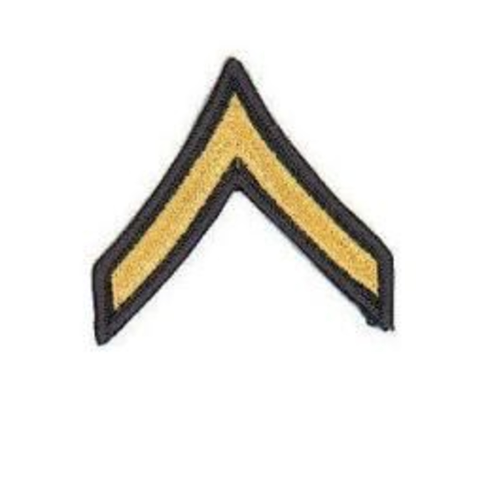 Enlisted Dress Green Private Male Sew on Rank (1 stripe)