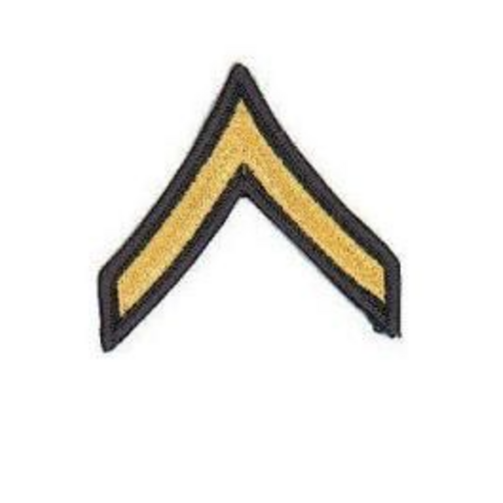 Enlisted Dress Green Private Male Sew on Rank (1 stripe)