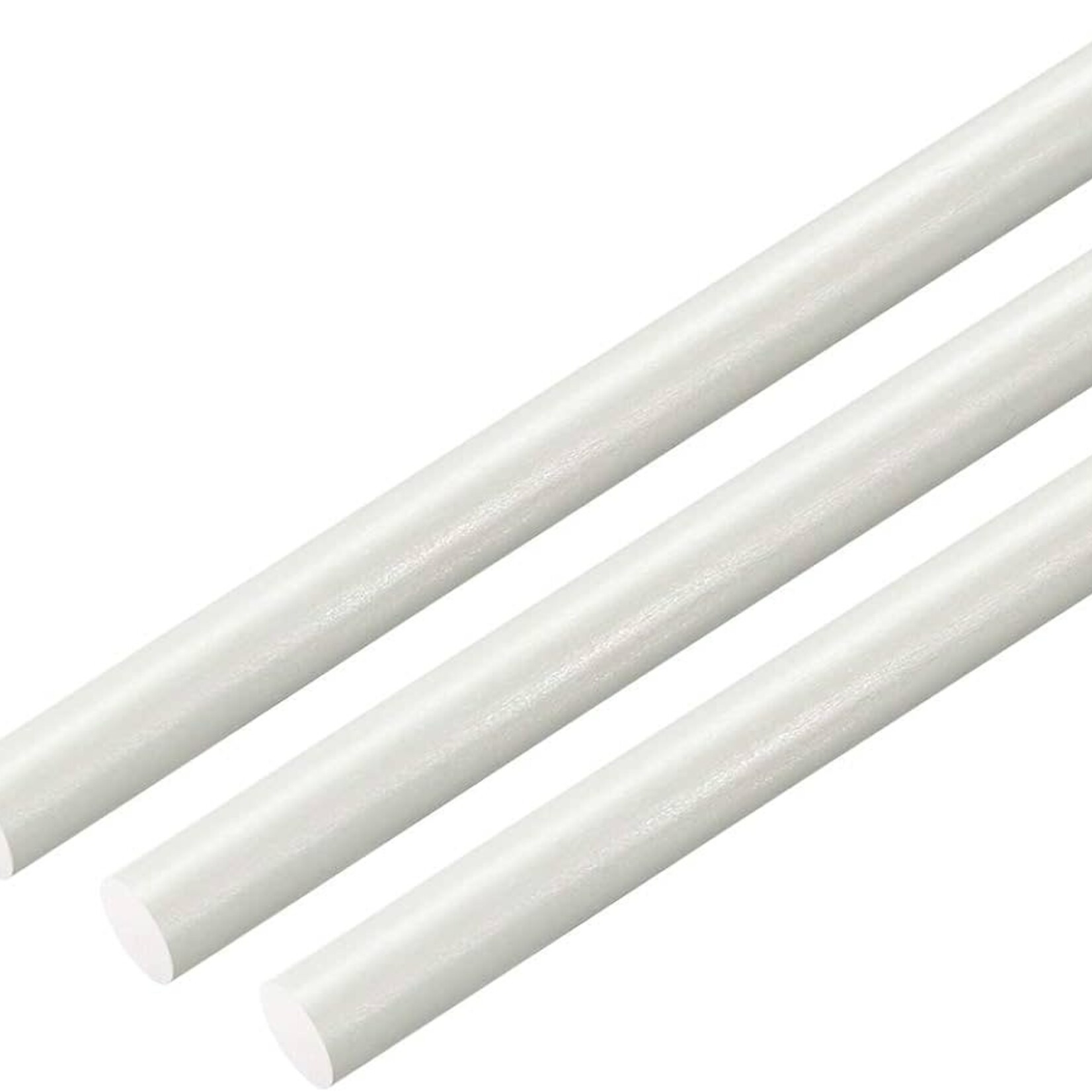 Fiberglass Rod 19 Feet White 3/16 inches