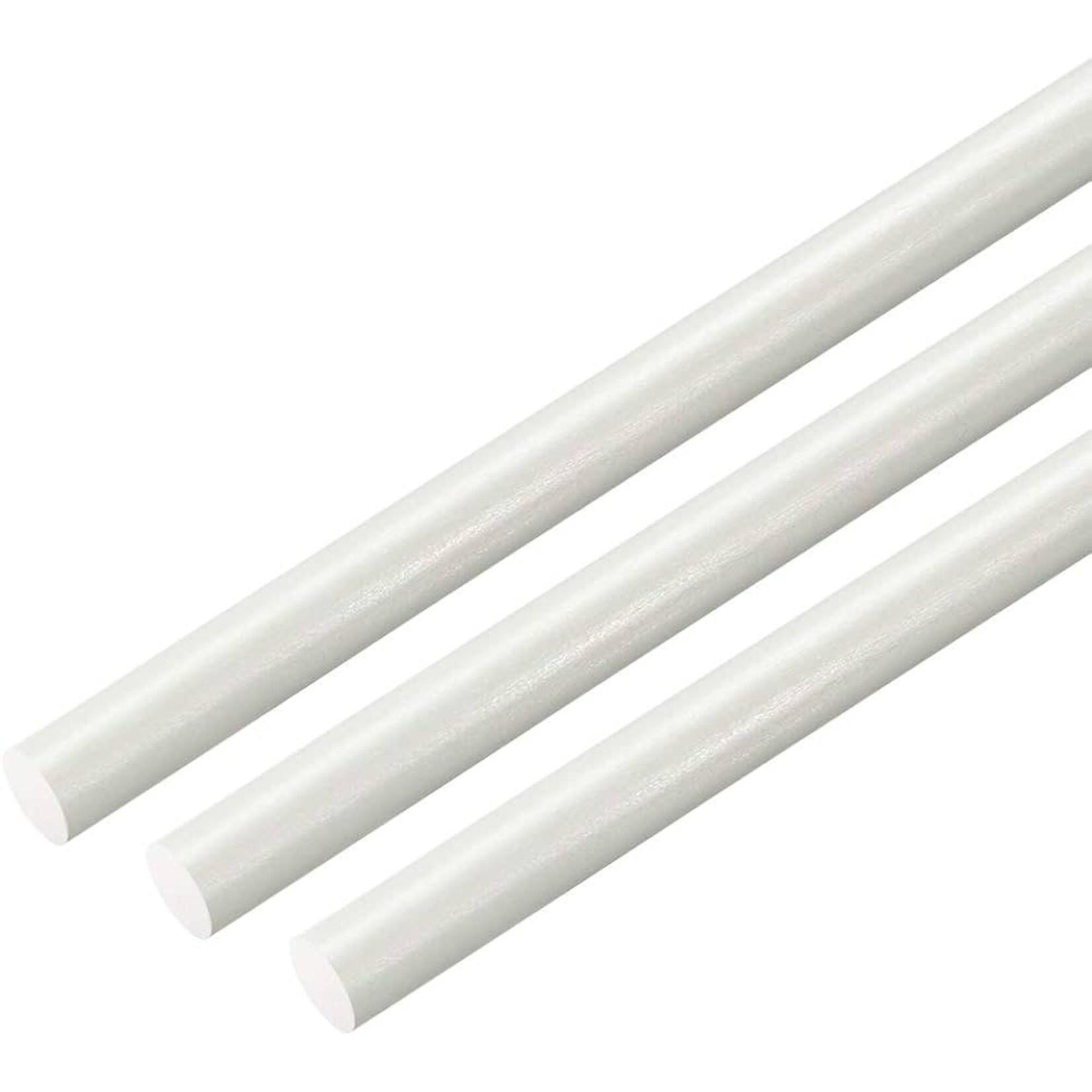 Fiberglass Rod 19 Feet White 3/16 inches