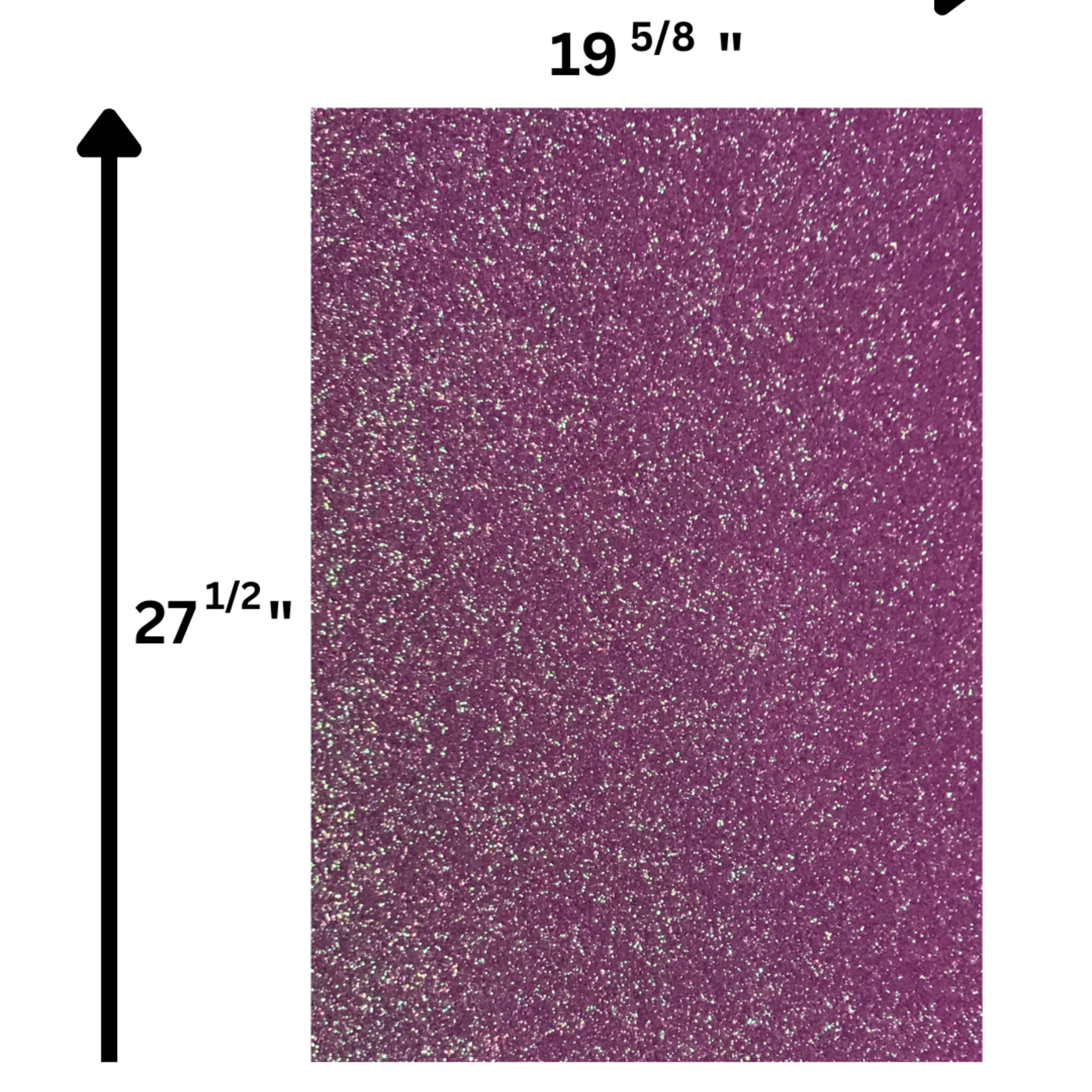 Glitter Card Stock 360 GSM 19 5/8 x 27 1/2 Inches Lilac Iridescent