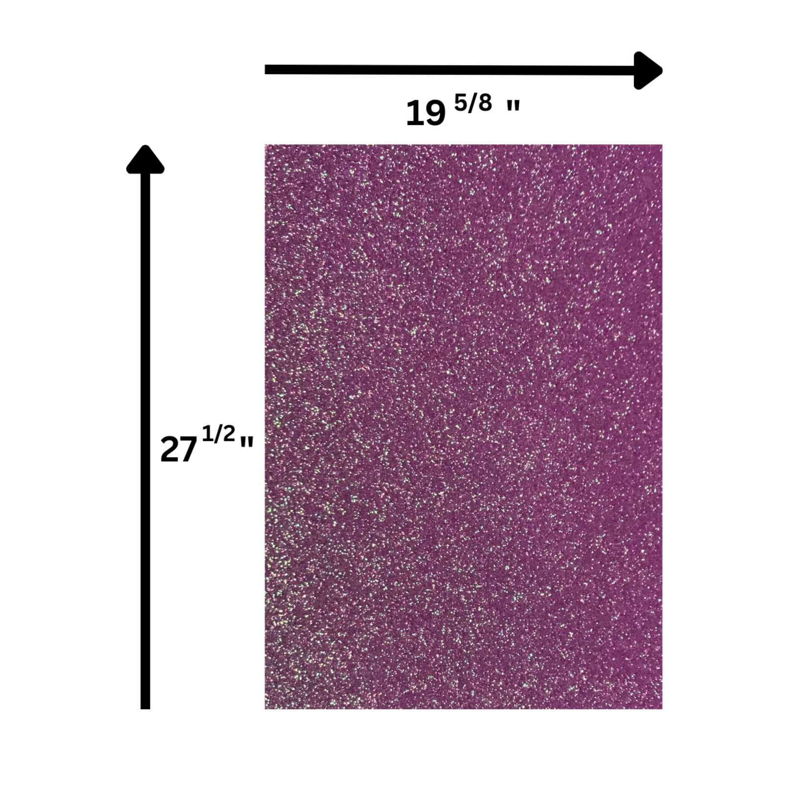 Glitter Card Stock 360 GSM 19 5/8 x 27 1/2 Inches Lilac Iridescent