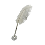 Feather Pen Set White