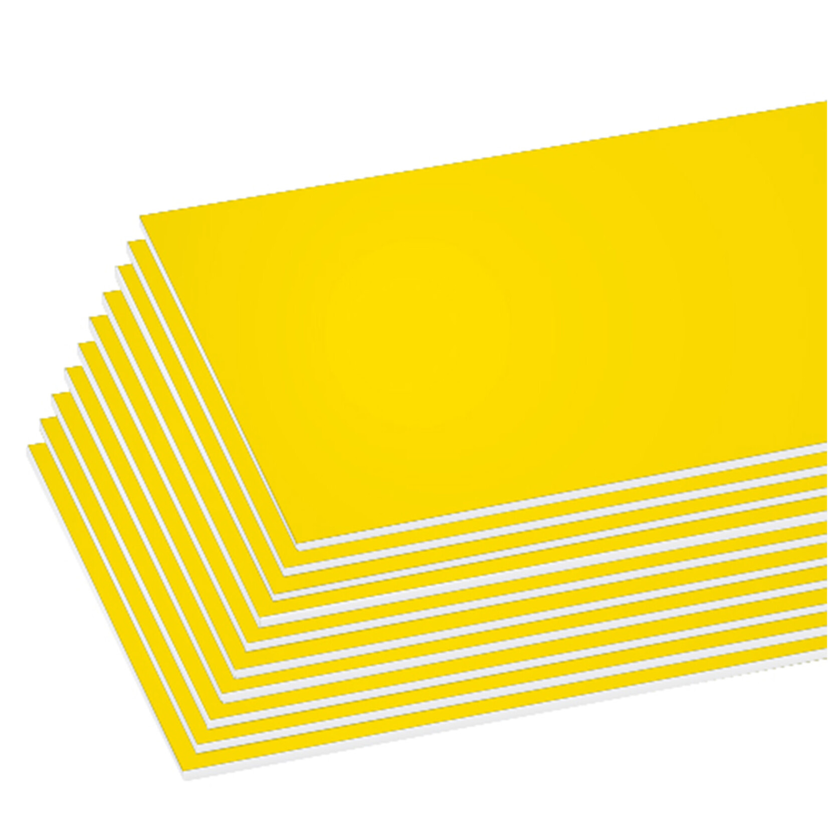 Foam  Core Board  19" x 27" - Yellow