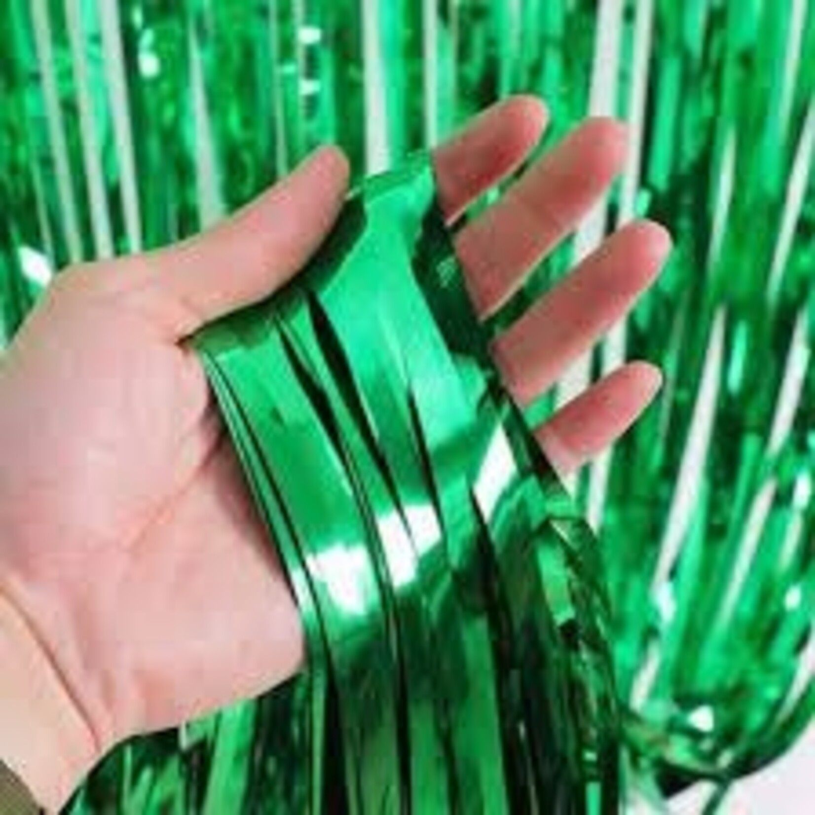 Drapery Fringe 15” drop x 20ft - Green
