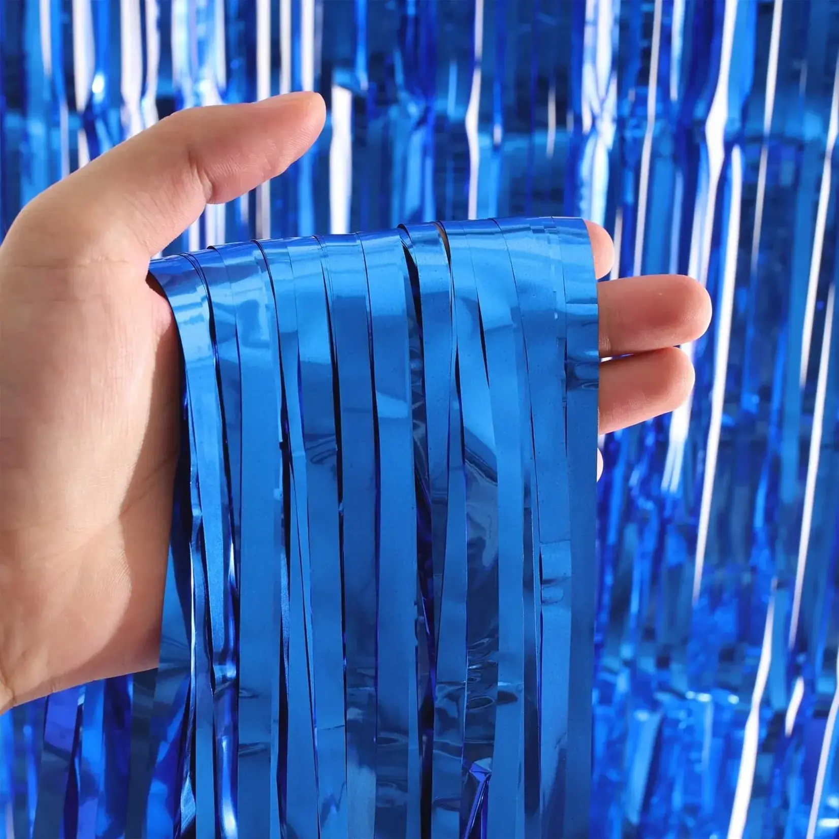 Drapery Fringe 15” drop x 20ft - Royal Blue