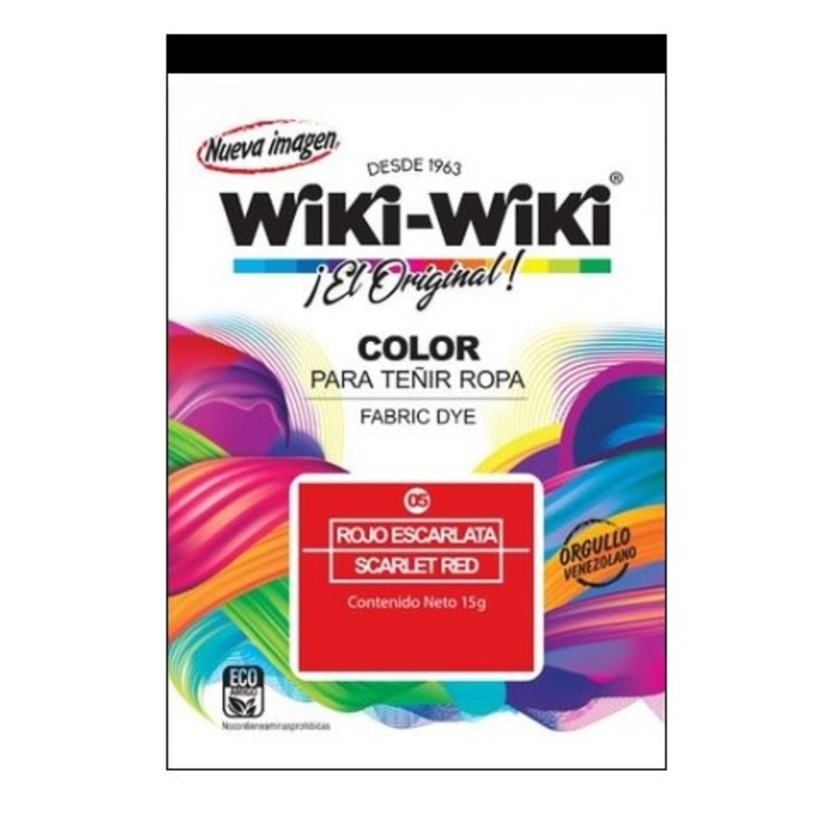 Wiki-Wiki Fabric Dye Scarlet Red