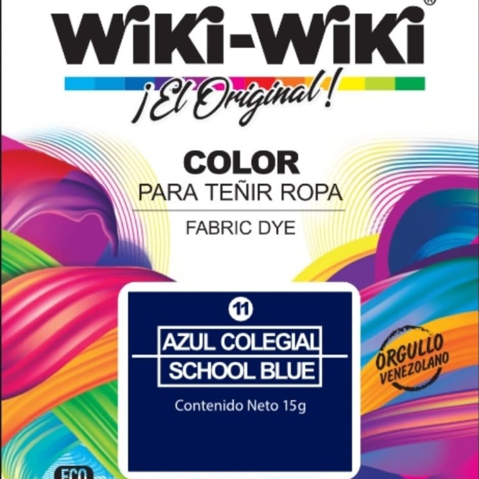 Wiki-Wiki Fabric Dye Midnight/Scholar blue (Azul Colegial)