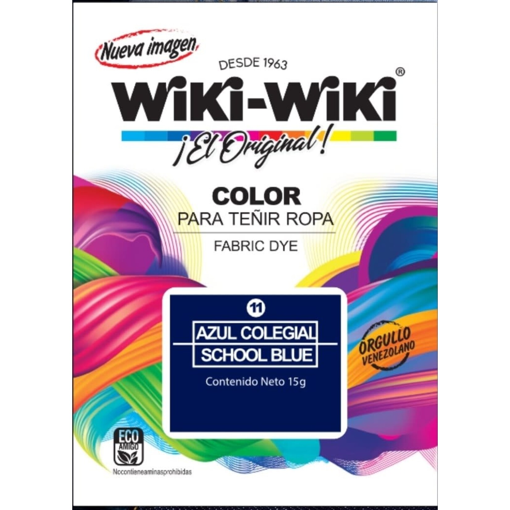 Wiki-Wiki Fabric Dye Midnight/Scholar blue (Azul Colegial)