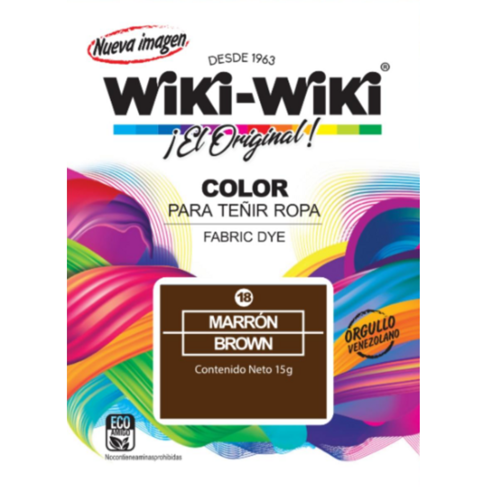 Wiki-Wiki Fabric Dye Brown (Marron)