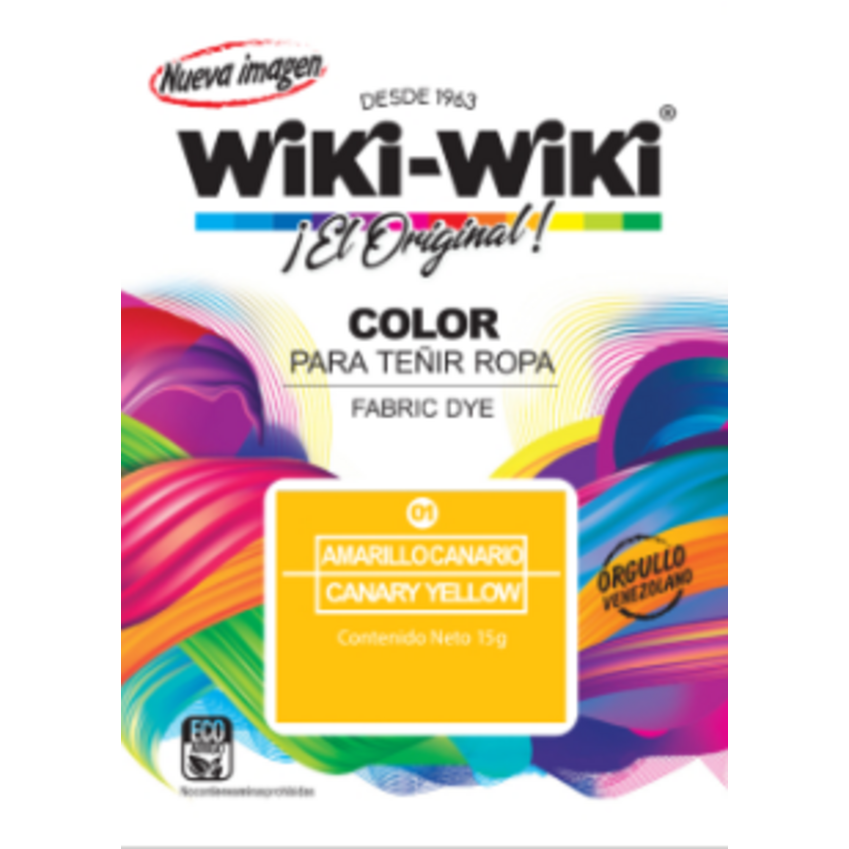 Wiki-Wiki Fabric Dye  Canary Yellow (Amarillo Canario)