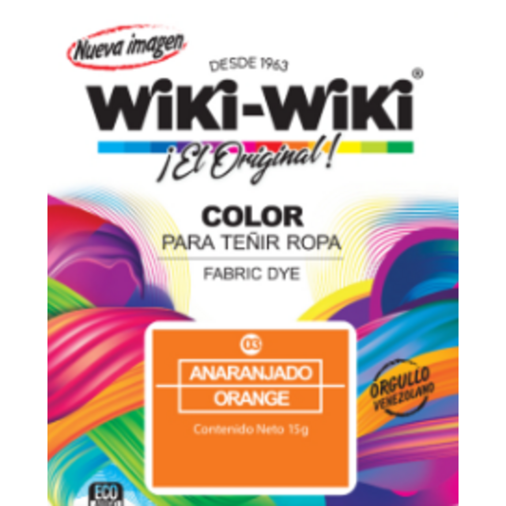 Wiki-Wiki Fabric Dye Orange (Anaranjado)