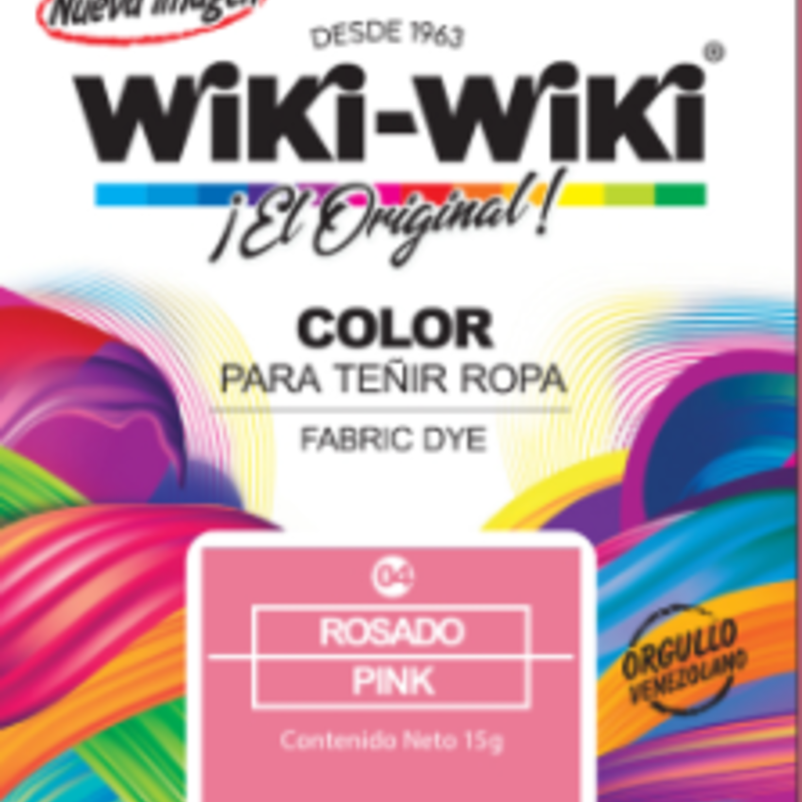 Wiki-Wiki Fabric Dye Pink(Rosado)