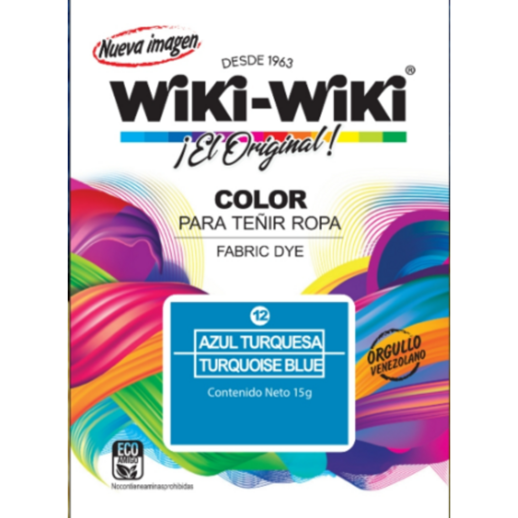 Wiki-Wiki Fabric Dye Turquoise Blue