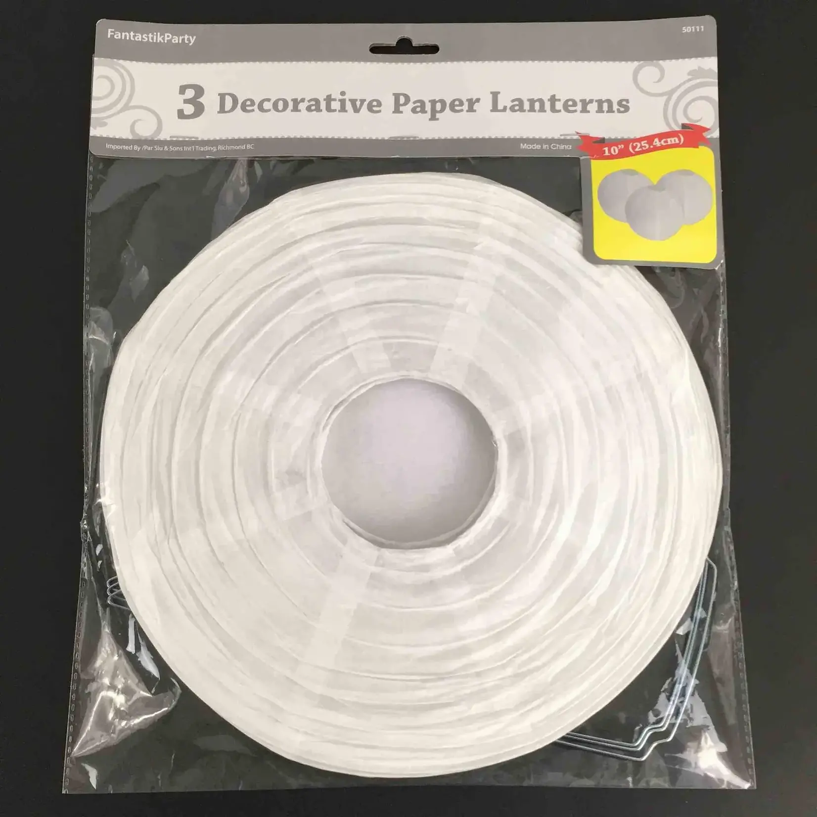 Decorative Paper Lanterns (3 Pcs)