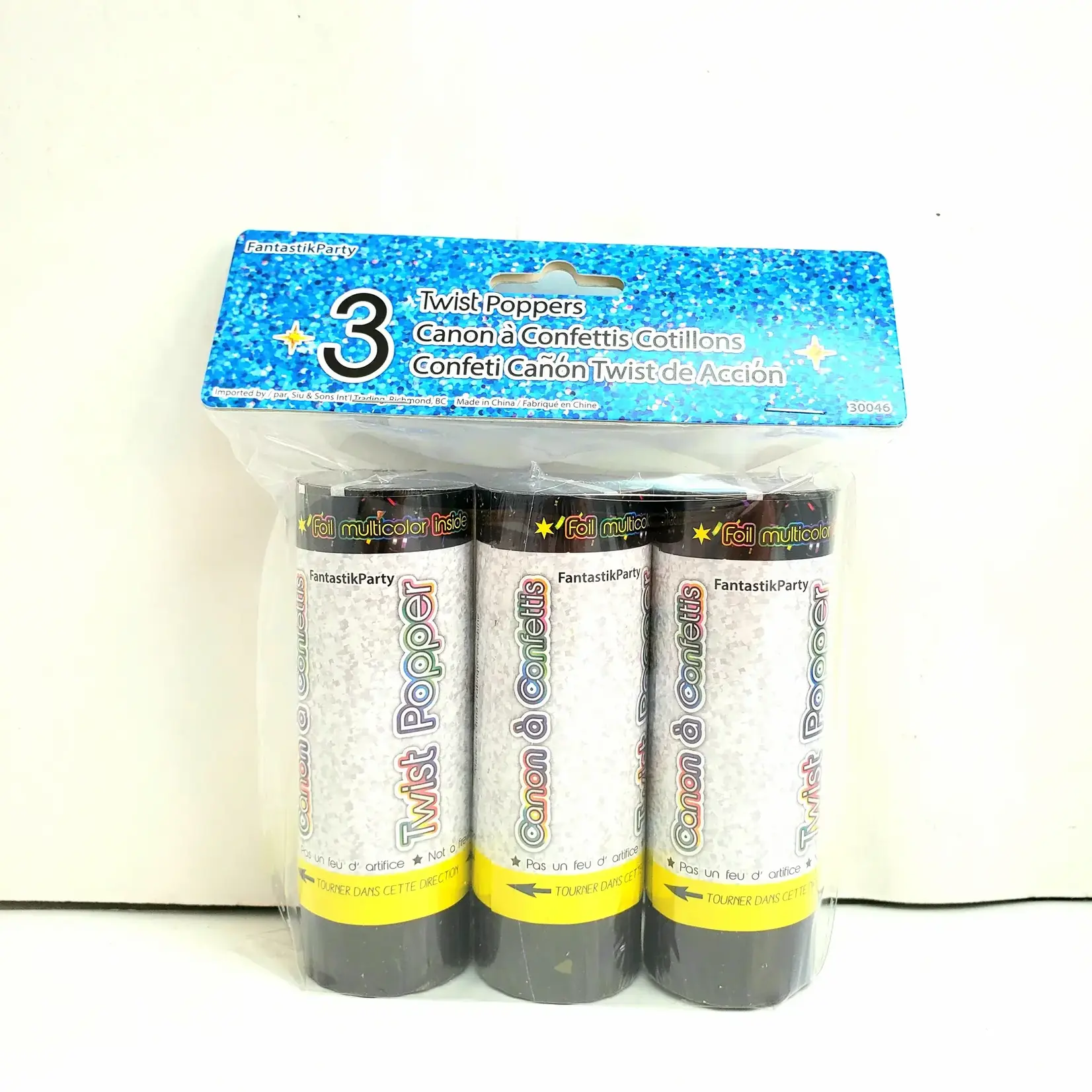 Party Popper Mini 3Pcs