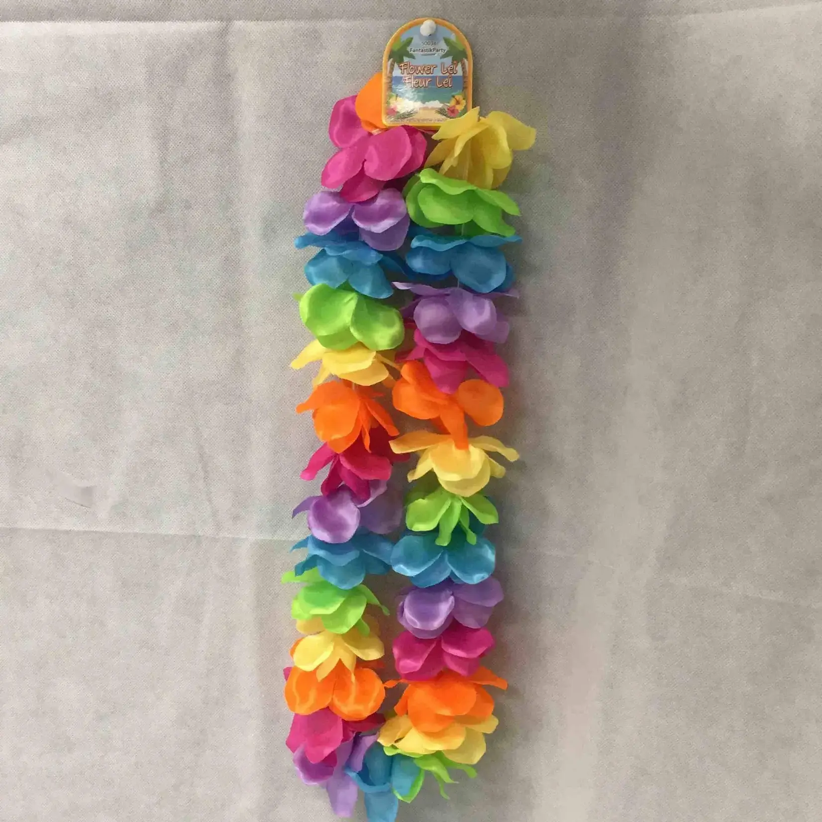 Luau Flower Lei Elegant 42" - Rainbow