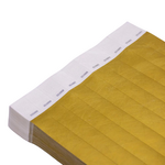 ID Wristbands Bands Tyvek (Paper) 3/4 Inch Gold