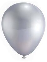 Globos 9 " Metallic Silver 50CT