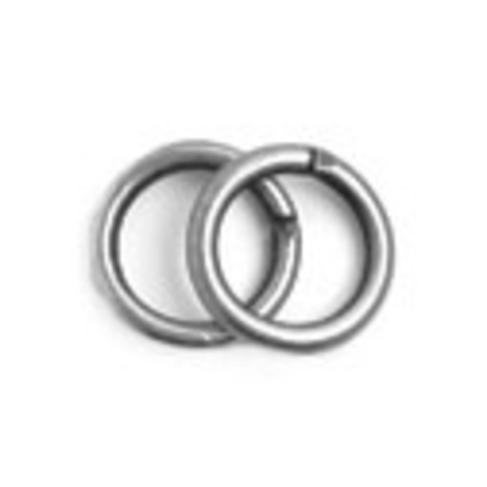 Jump Ring Gunmetal 7mm 18g 24 pieces