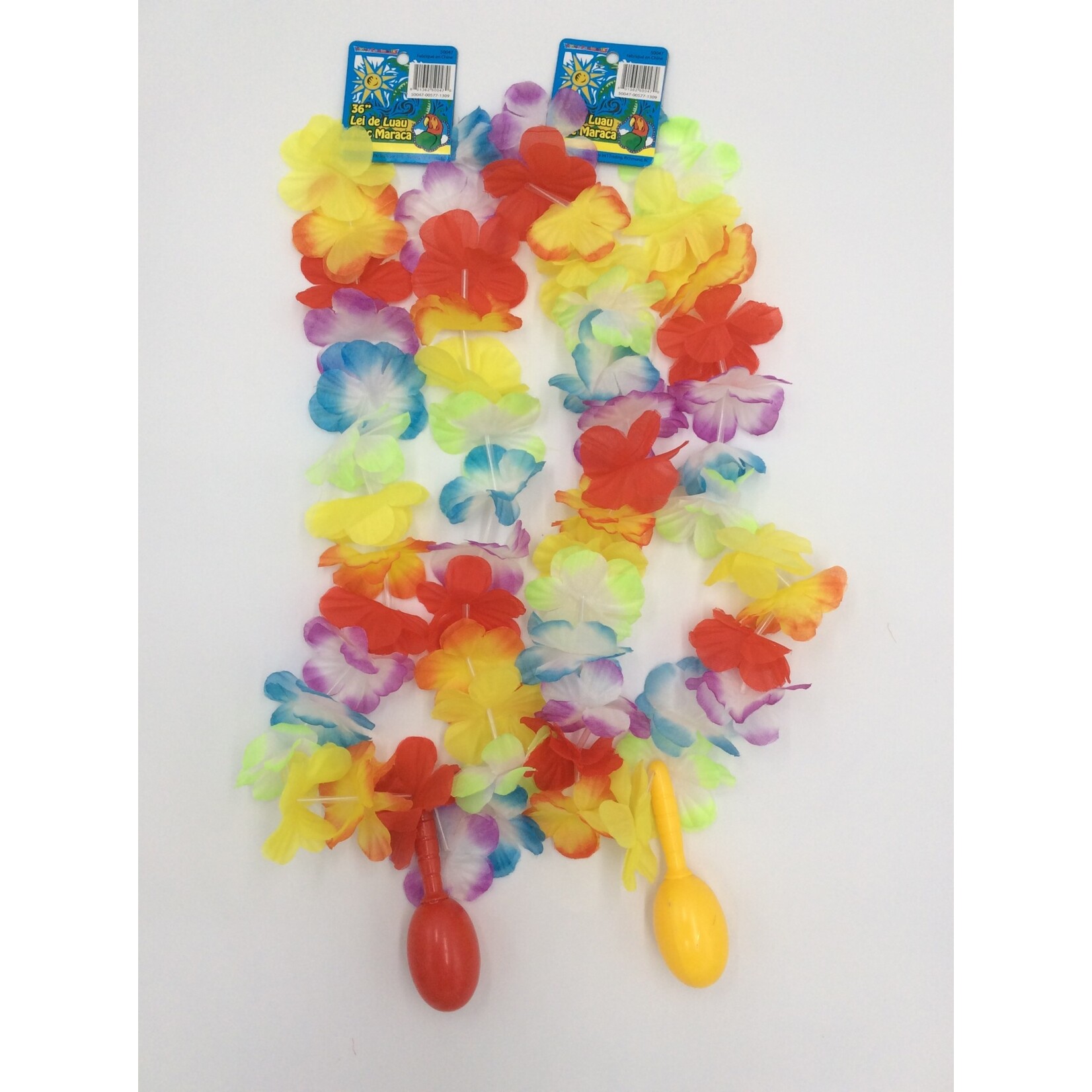 Luau Flower Leis W/ Asst Maraca