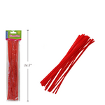 Selectum 12" Chenilles Red 40/Bag 4 Mm Thickness