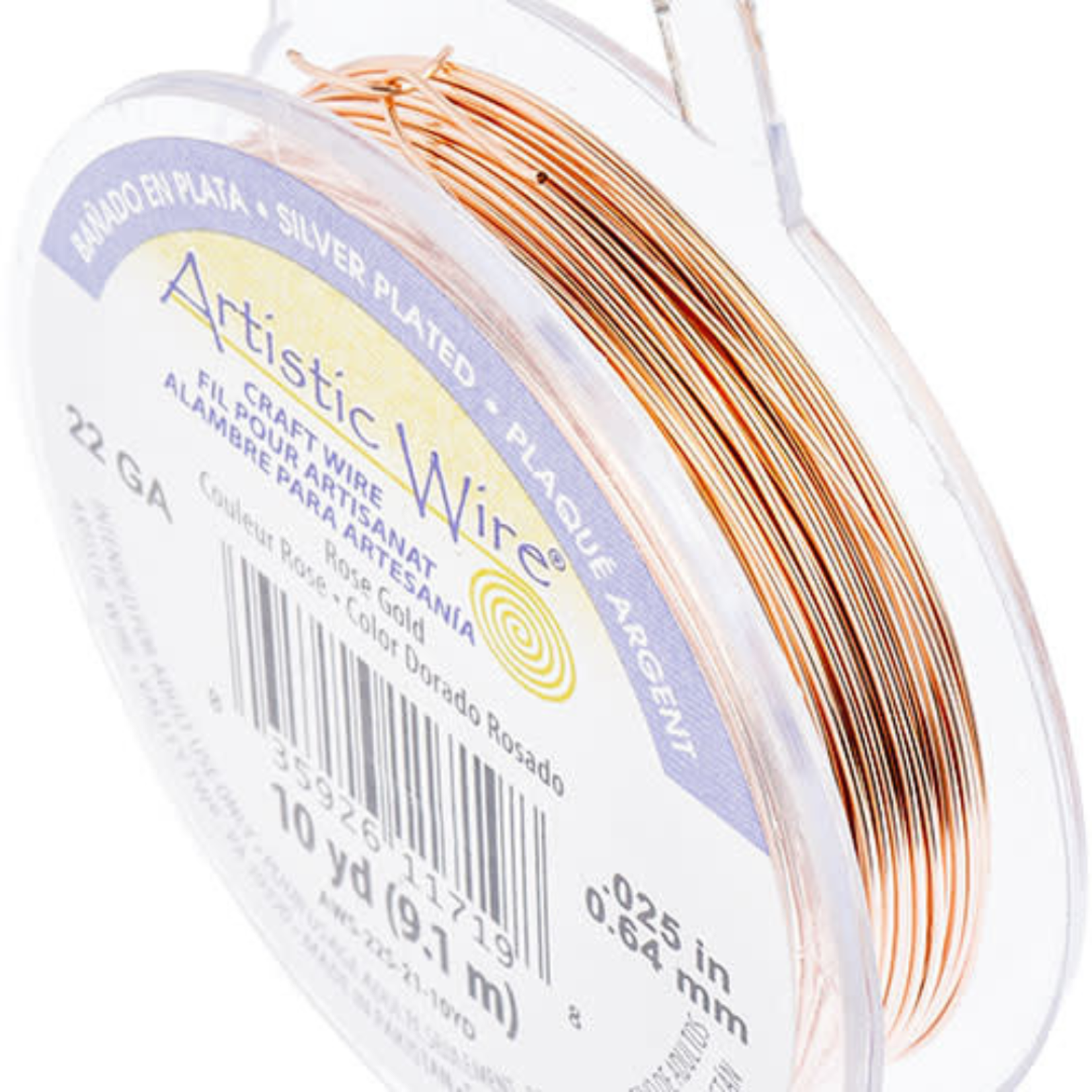 Artistic Wire 22Ga 10Yd Rose Gold
