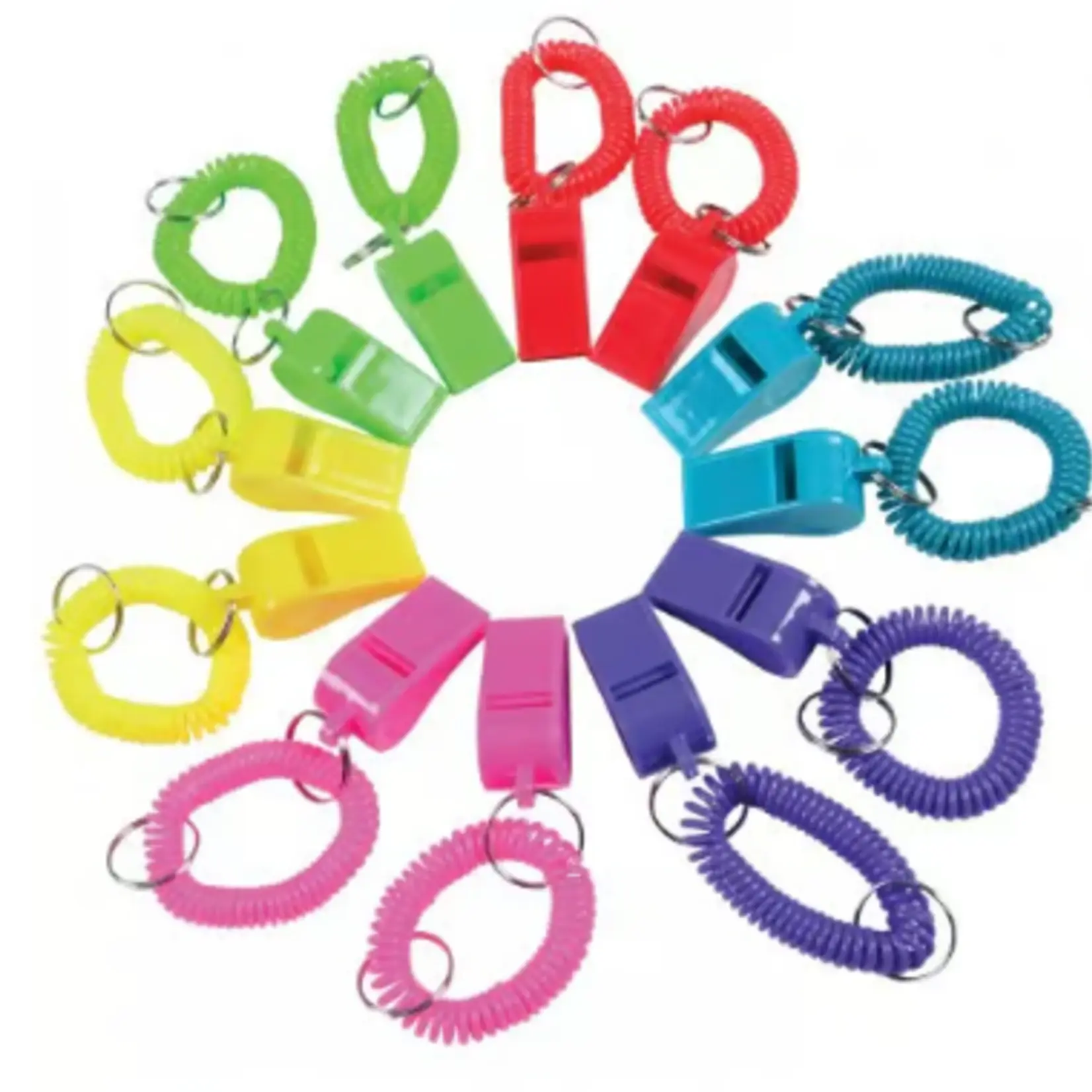 Bracelet  Whistle Keychains Each