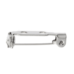 Broach Pins (Bar Pins) 0.75In Nickel Color Lf/Nf(12Pcs)