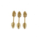 Packaged Leaf Bail Gold Large W/Header(10 Pcs)
