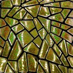 Polyester Velvet Lazer Sequins 50-51 Inches - Iridescent Gold
