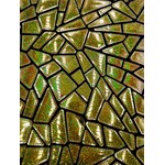 Polyester Velvet Lazer Sequins 50-51 Inches - Iridescent Gold