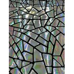 Polyester Velvet Lazer Sequins 50-51 Inches - Iridescent Silver