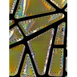 Polyester Velvet Lazer Sequins 50-51 Inches - Hologram Gold