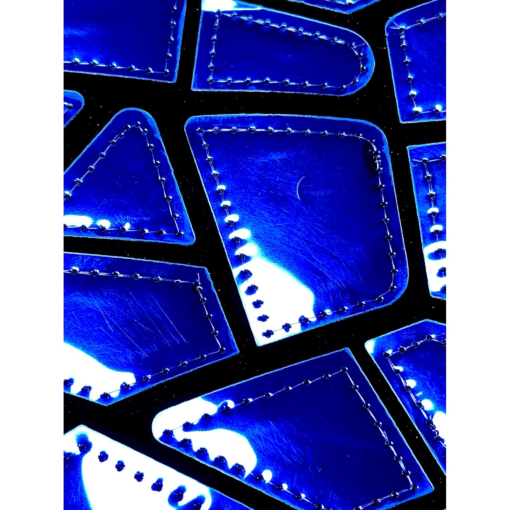 Polyester Velvet Lazer Sequins 50-51 Inches - Royal Blue