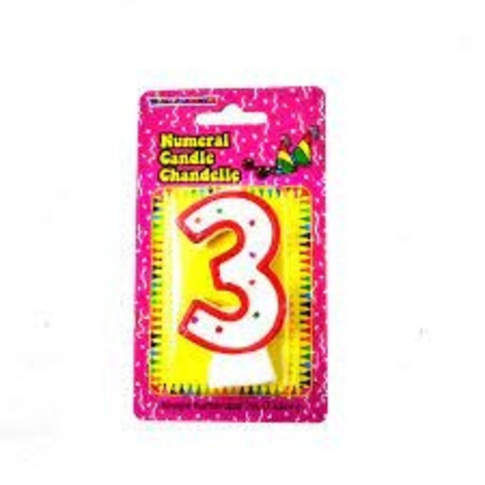 Musical Numeral Birthday Candle