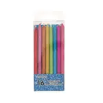 Birthday Candles Glitter 16 pieces