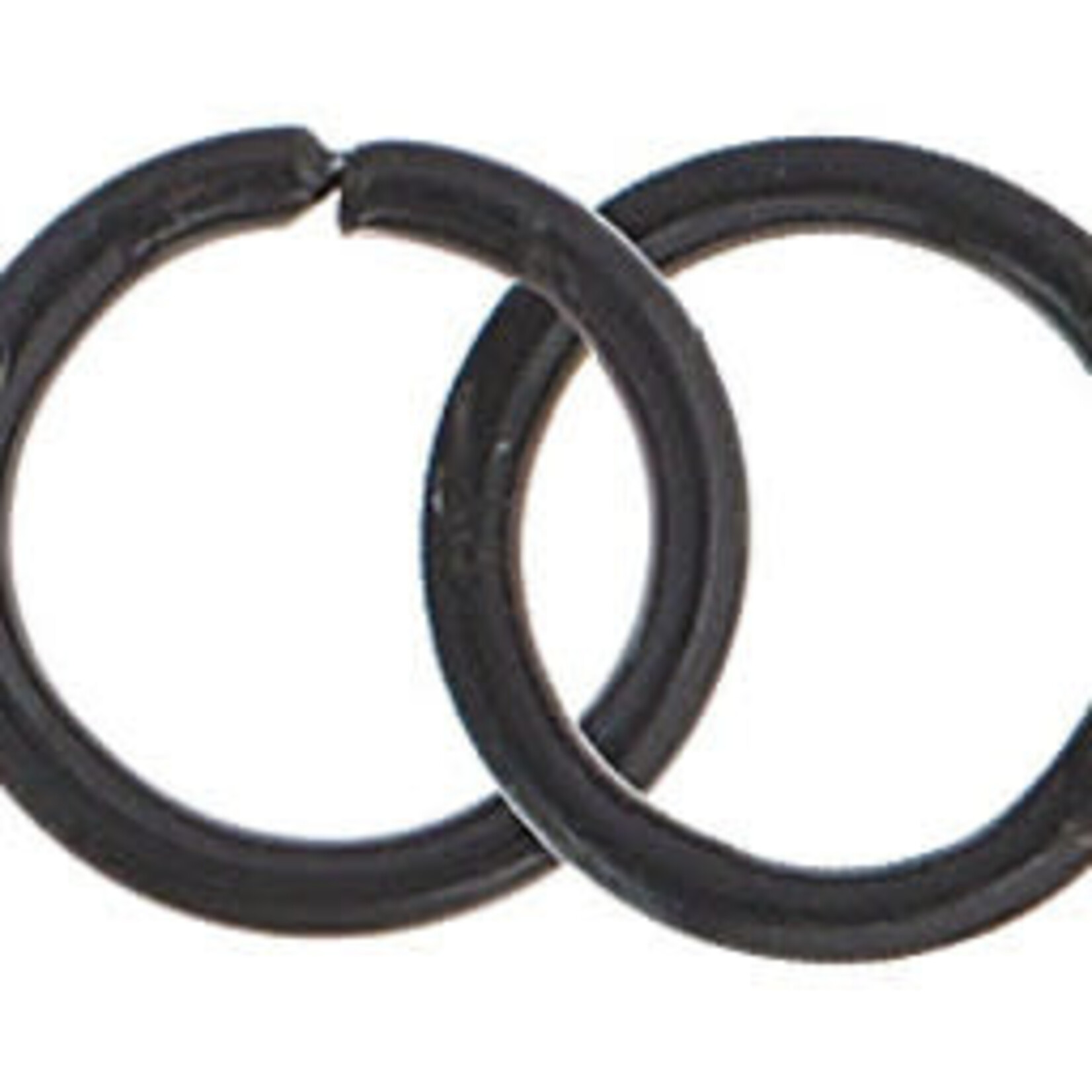 NEO Jump Rings - 6.5mm Black 23ga 100 grams (220 pieces)
