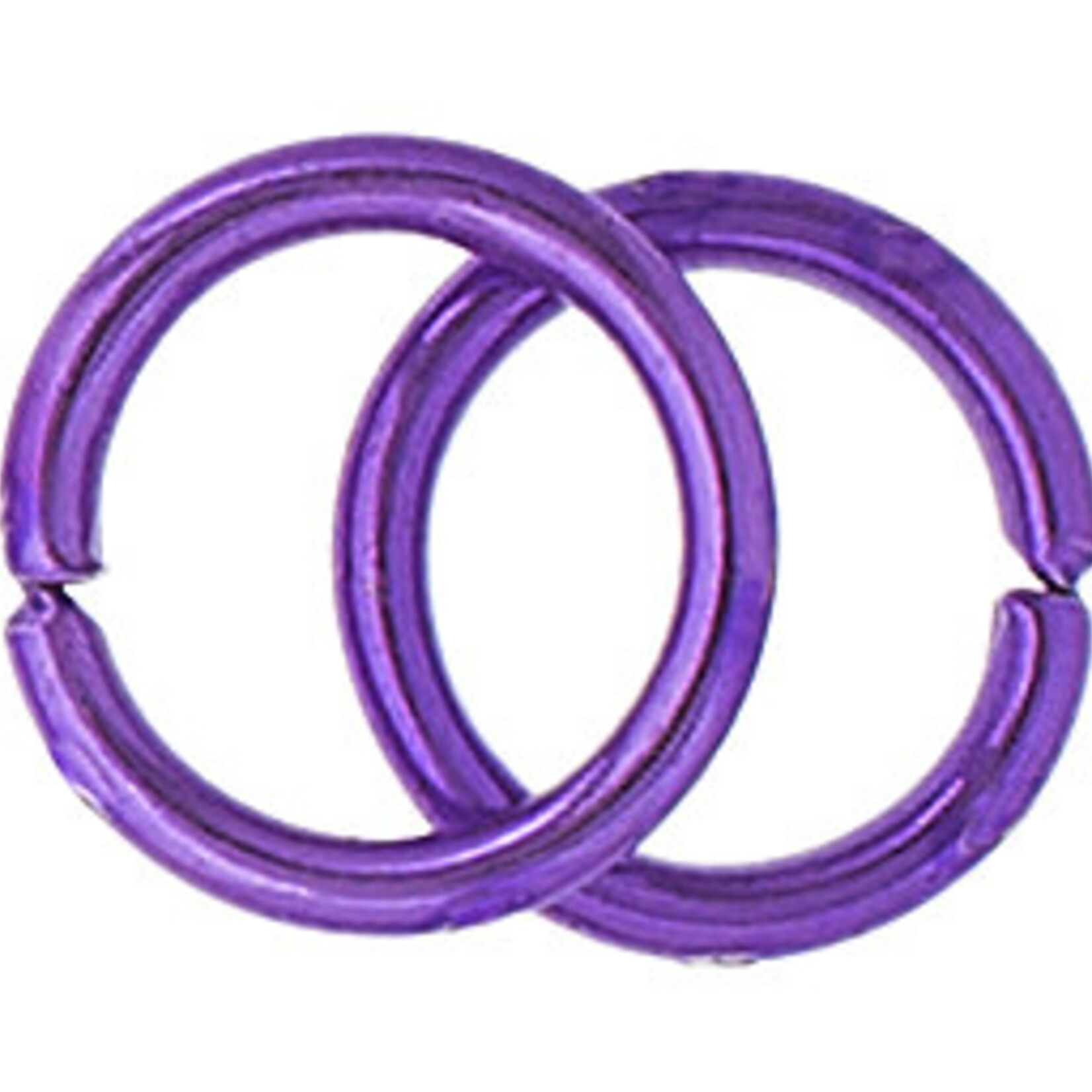 NEO Jump Rings - 6.5mm Purple 23ga (24 pieces)