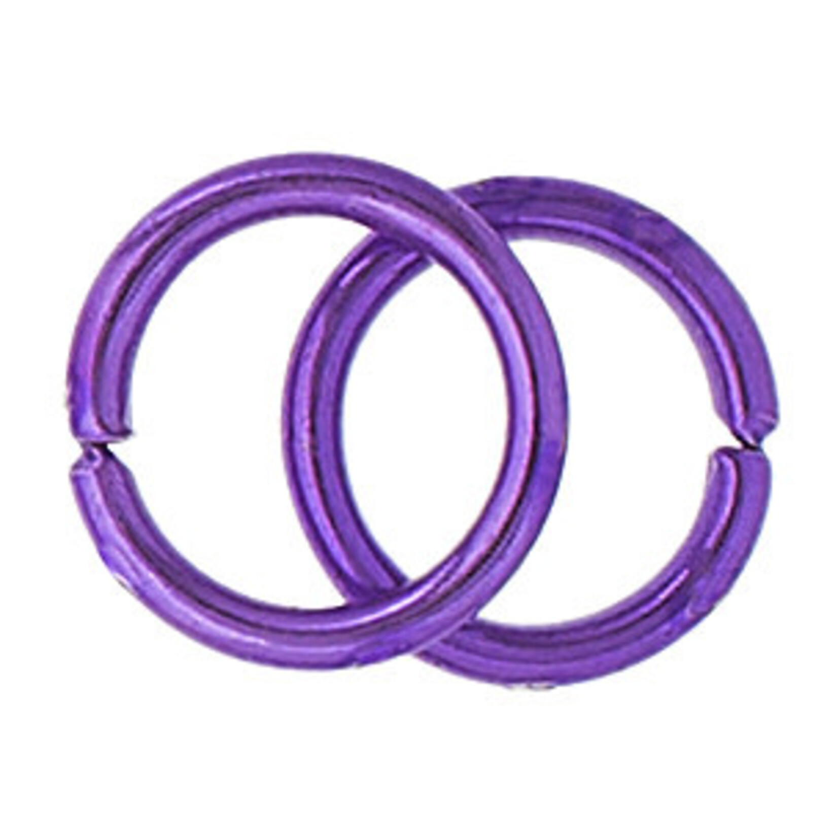 NEO Jump Rings - 6.5mm Purple 23ga (24 pieces)