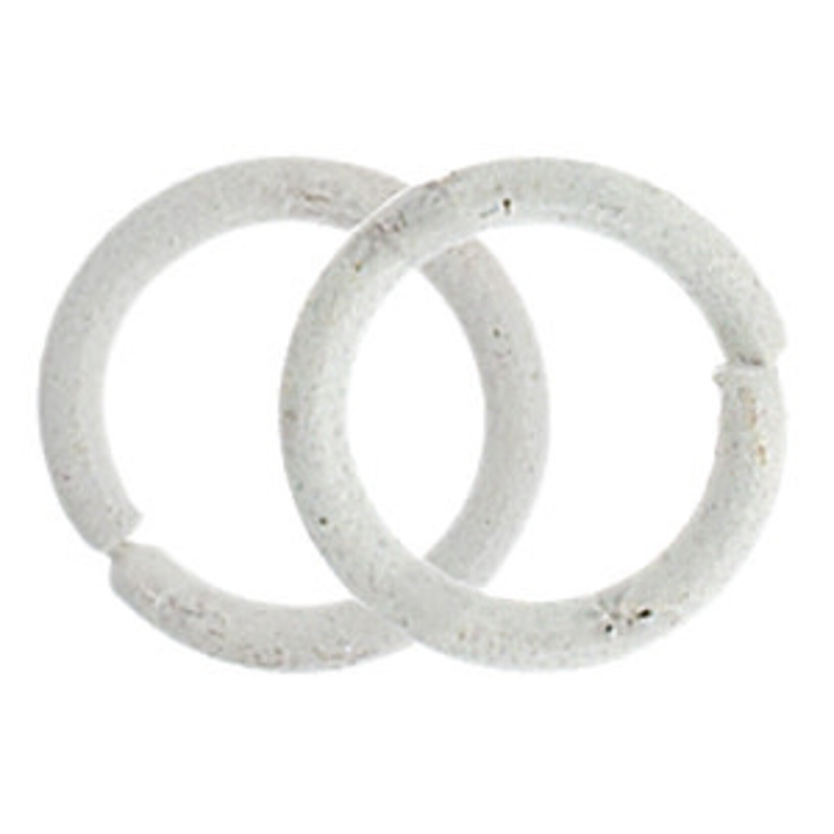 NEO Jump Rings - 6.5mm White 23ga (24 pieces)