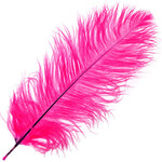 O.D Plumes 14-16 Inch Hot Pink